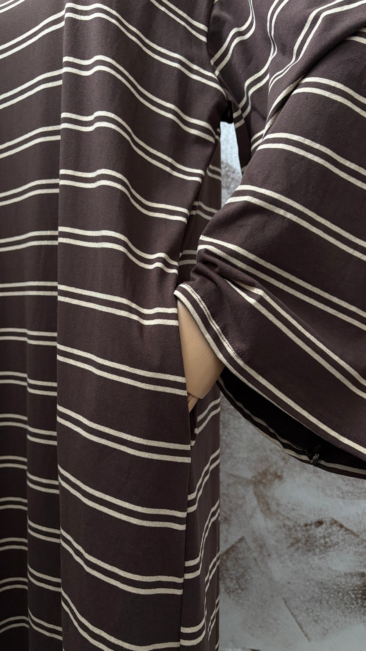 Cotton Stripe Abaya 1,40m