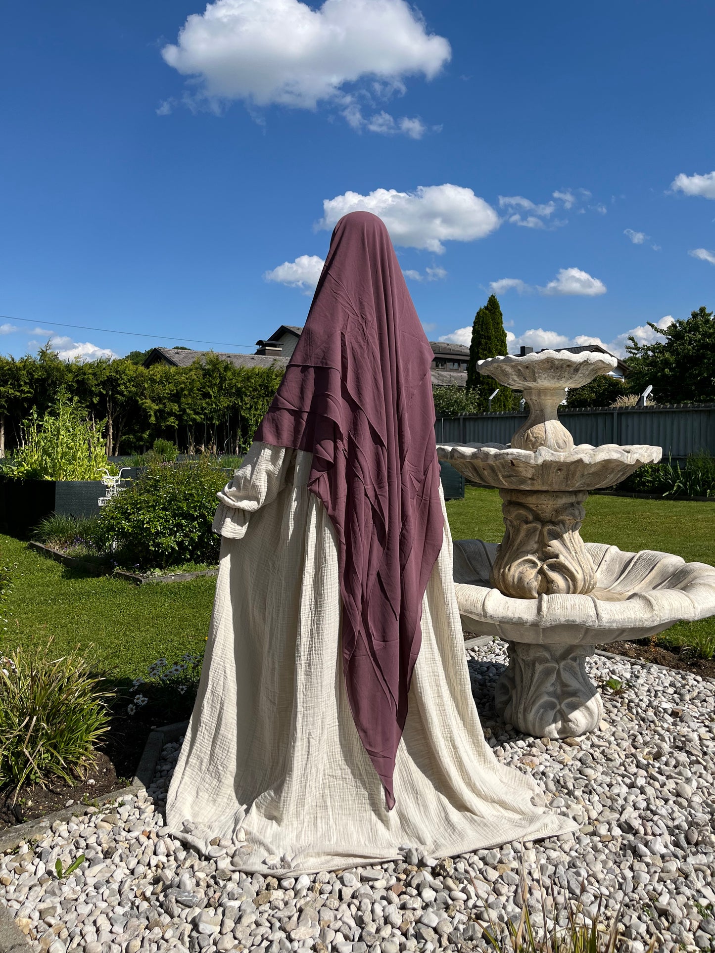 XXL Khimar Dreilagig