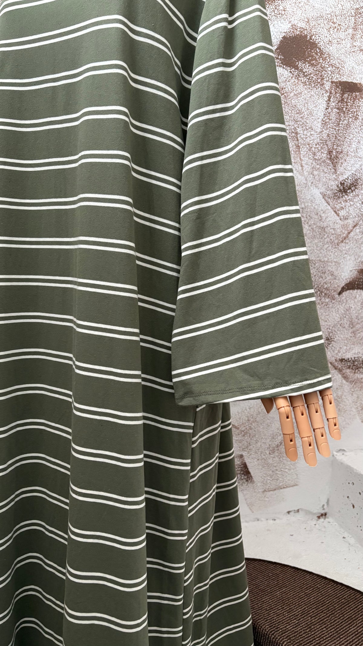 Cotton Stripe Abaya 1,40m
