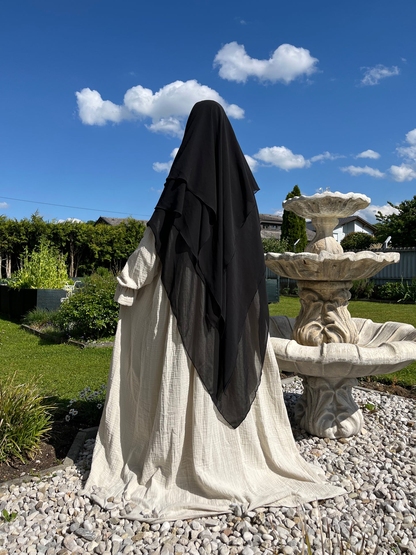 XXL Khimar Dreilagig